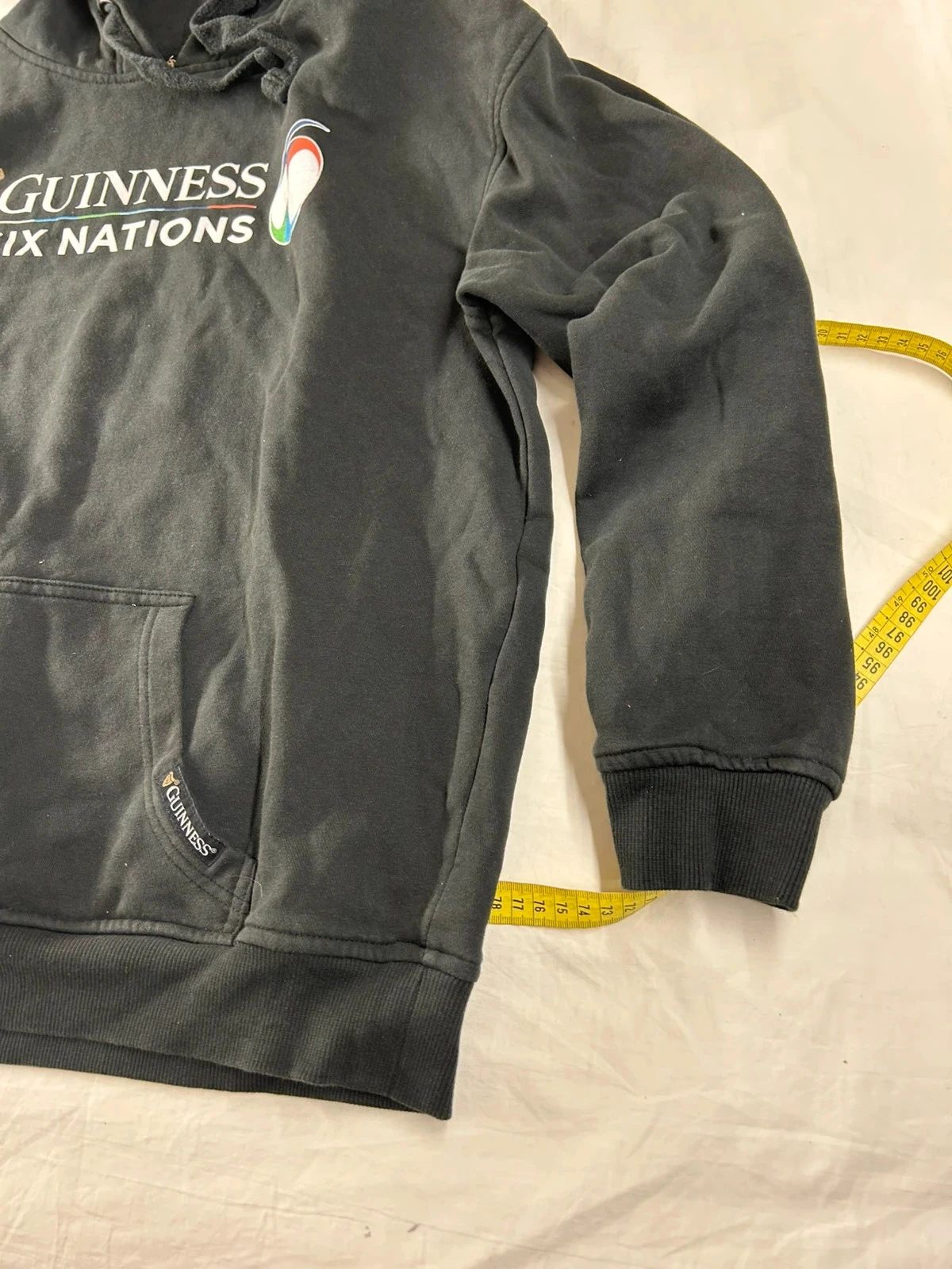 Zwarte Guinness Six Nations rugby's grootste kampioenschap hoodie trui maat xl – photo 4